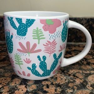 Cactus mug. Oversized jumbo 18 oz
